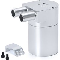 Baffled Billet Aluminum Oil Catch Tank/Can Round Can Reservoir Turbo Oil Catch can/ Can Catch for BMW/VW/AUDI 19MM Barb