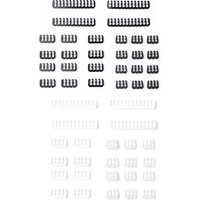 24pcs Professional Cable Comb Organizer PC Power Cables Wiring Computer Cord Management Clamp Mainboard Wiring Clip