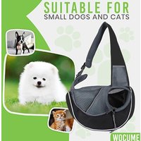 Travel Pets Products Shoulder Crossbody Bag Sling Carrier Bag Pet Strap Shoulder Bag Dog Cat Carrier Bag Pet Carrying Bag