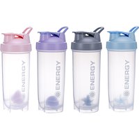 500/700ml Portable Shaker Bottle with Stirring Ball Is Perfect for Protein Shakes and Pre-workout Water Bottles without BPA