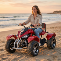 60V Electric ATV, 4-Wheel All-Terrain Quad Bike, Snowmobile for Adults, Beach Buggy, Off-Road Vehicle, Leisure Utility Cart