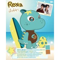 Official Gmmtv Thai Star Thai Drama Mu-Te-Luv H2H Surfjava 1st Fan Meeting Rexxa Keychain Collectible Card Card Holder
