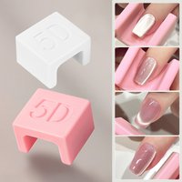 5D Automatic U-Shaped Cat Magnet Stick For Magnetic Gel Nail Polish Wide Side Light French Design Manicure Salon Nail Art Tool