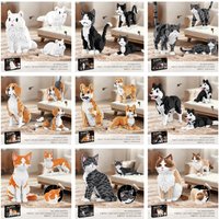Balody Animal Pets Micro Building Blocks Dog Cat Beagle Ragdoll Tabby Cat Model Assembly Puzzle Mini Brick Figure Toy for Gift