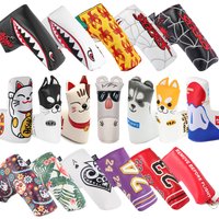 Blade Covers Golf Putter Blade Cover Weiß Golf Putter Cover Headcover Verschluss für Blade Golf Putter