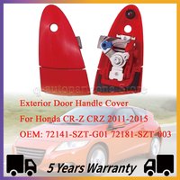 Red/Black/White Car Exterior Door Handle Left Right With/Without Key Hole For Honda CRZ 2011-2015 72141-SZT-G01 72181-SZT-003