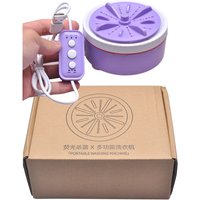 USB Mini Portable Washing Machine Small 3 Gears Timer Rotating Turbo Underwear Sock Washer Dishwasher For Baby Travel Home 미니세탁기