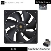 Thermalright TL-G12B Black 12CM Chassis Fan 4Pin PWM Hydraulic Bearing 1500RPM Fan