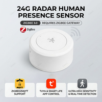 Zigbee 24G Mmwave Radar-Anwesenheitssensor, Personendetektor, Bewegungs-/Statischer Erkennungssensor für Tuya Z2M Smart Home Sicherheitsautomatisierung und Alarm