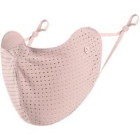 New Breathable Ice Silk Mask Washable Anti-UV Sunscreen Mask Dustproof Mesh Anti-sun Mask Outdoor Sports