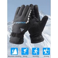 AliExpress NONE Winter Cycling Gloves Waterproof Antislip Outdoor Sports Ski Cycling Motocycle Warm Gloves Unisex Moto Equipments Accessories
