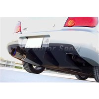 Car Accessories FRP Fiber Glass H Style Rear Diffuser Fit For 2004-2007 Subaru Impreza WRX 8-9 STI GDB Rear Diffuser Underboard