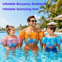 1 Stück aufblasbare Schwimmweste, Pool-Float, Pool-Zubehör, Sommer-Wassersport, Schwimmbeutel, aufblasbare Schwimmhilfen für die Arme
