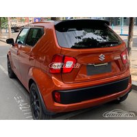 For 2016--2025 SUZUKI IGNIS GEN 2 Original No Light High Quality ABS Plastic Carbon Fiber Roof Spoiler Trunk Boot Wing Spoiler