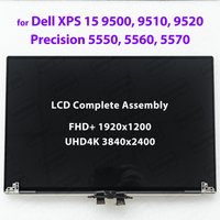 15.6" LCD Screen Complete Assembly for XPS 15 9500 9510 9520 Precision 5550 5560 5570 P91F P91F001 P91F002 Display Replacement