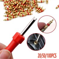 Tire Valve Core Screwdriver Tool Car Lotted Handle Tire Valve Stem Core Remover Screwdriver Tire Repair Install Tool Kit Auto
