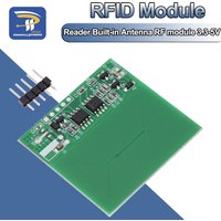 3.3-5V RFID Card Reader Module 125khz Card Reader Built-in Antenna RF Module UART Serial Output Super RDM6300