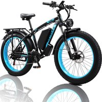 AliExpress NONE Electric Bike 1000W Peak Power Brushless Motor 48V23AH Lithium Battery Cruiser Bicycle Adult with Rear Rack 26