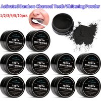 Teeth Whitening Powder Natural Organic Activated Bamboo Charcoal Yellow Teeth Cleaning Fresh Breath Toothpaste for Daily Use
