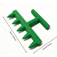 5-Prong Design Gardening Hole Punch Seeder Fast Seeding Easy Use Household Vegetable Seeder Durable Time-Saving
