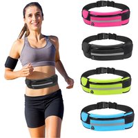 New Running Bag Cycling Bag Waist Bag Belt Bag Waterproof Sports Fanny Pack Mobile Phone Case Gym Running Jogging Run Pouch