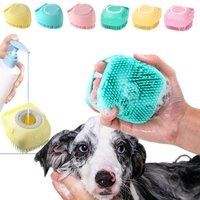 Pet Bath Brush Dog Massage Glove Cat Grooming Brush Essential Pet Supplies Bath Tool for Cats And Dogs