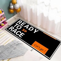 Motorcycle Carpet Garage Mat Racing Cool Moto Display -slip Long Strip Comfortable Rug Motorcycle Display Mat Anti Home Decor