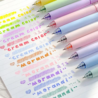5/15Pcs Creative Colorful Gel Pens Set 0.5mm Large Capacity Quick-drying Writing Pen Student DIY Handbook Decorative Ink Pen