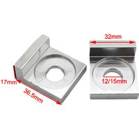 15mm Square Rear Axle Chain Adjuster Blocks CNC Aluminum Alloy Chain Tensioner for Motocross Off-Road Bike