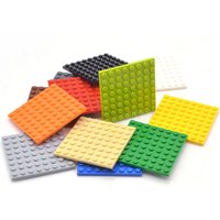 Blocs de construction à figurines fines, briques 8x8 points, 12 couleurs, taille créative éducative, Compatible avec les jouets de marque pour enfants, 10 pièces