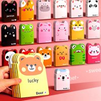 20pcs Cartoon Cute Small Book Mini Pocket Notebook Portable Diary Note Children's Small Prize Booklet
