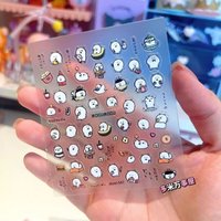 Joke Bear Flat Xiaohongshu Nail Sticker Nail Decoration Korean Girl Instagram Mirror Mobile Phone Sticker Gift