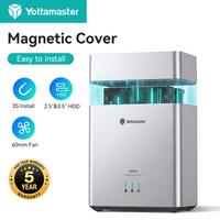 Yottamaster 2 Bay 3.5'' Hard Drive Enclosure Magnetic USB3.1 Gen1 5Gbps HDD Case UASP 12V4A Power HDD Case Altcoins Mining Gamer