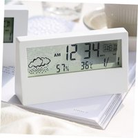 Digital Hygrometer Thermometer Clock – High-Precision Indoor Temperature & Humidity Meter with Electronic Display for Home