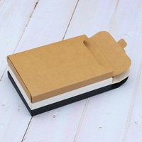 Enveloppes en papier Kraft 10.8x15.5cm, 50 pièces, pour changement de billets de banque en espèces, boîte d'emballage, sac scellé, graine de documents d'affaires