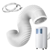 AC Hose Air Ducting Flexible Exhaust Pipe Dryer Vent Hose Portable Heavy-Duty 4-Inch Ventilation Duct Hose For Heating Cooling