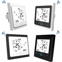 Qiumi Wifi Thermostat Temperature Controller Intelligent Air Conditioning Programmable Temperature Controller with 4-tube