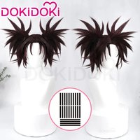 IN STOCK Chosoo Wig Anime Cosplay Wig DokiDoki Men 35cm Brown Hair Choso Cosplay Tattoo Heat Resistant Wig Free Wig Cap