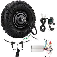 Electric Outdoor Cart Hub Motor Kit 14.5inch 500w 24v-48v Wheelbarrow Garden Motor Conversion Kit fa t Tire 14.5inch 350w