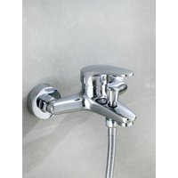 Válvula mezcladora totalmente de cobre, grifo de agua fría y caliente, interruptor de bañera, grifo mezclador, bañera de baño, d