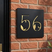 Modern Personalized Custom 3D Digital Acrylic House Number Sign For Outdoor Address Plaque Home Decor Wall Room Name Gift Plate