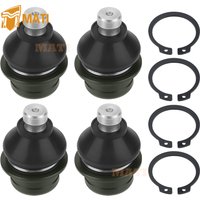 4Pcs Front Upper & Lower A-Arm Ball Joint Compatible with Suzuki 02-24 KingQuad 400 LT-A400 LT-F400F Eiger 500 400 Vinson 500