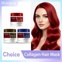 Collagen Hair Mask for Red Blue Brown Hair Color Supplement Deeply Nourish Anti Frizz Drying Rough Damaged Hair Treatment Mask