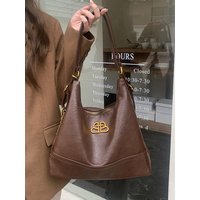 CGCBAG Vintage Designer Luxury Women Tote Bag Casual Lage Capacity Female Shoulder Bag High Quality PU Leather Crossbody Bag