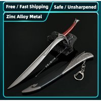 The Lord of the Orcrist Sword Replica – 20cm Zinc Alloy, Non-Sharp Blade with Scabbard, Rings Action Figure Accessory