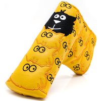 Barudan Golf Putter Cover Blade Putter Cover Golf Club Headcover Magnetic for Scotty Cameron Select Newport 2 Yellow Synth... Ba