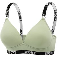 Cross Border Trade Underwear Women Thin Style Without Steel Rings Comfortable Folding Bra Shoulder Strap Sports Breathable Bra