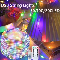 1PC String Light for Bedroom Window Fairy String Light 8 Models Remote Control for Wedding Party Home Garden Lamp Indoor Decor