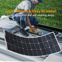XINPUGUANG Flexible Solar Panel OR Monocrystalline Solar Battery Charger Kit Off- Grid System 1000W, 600W,400W,200W,100W