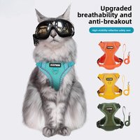 New Dog Chest Strap Dopamine Pet Chest Strap Reflective and Breathable Pet Traction Rope Pet Supplies cat collar
